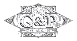G&P on Main logo
